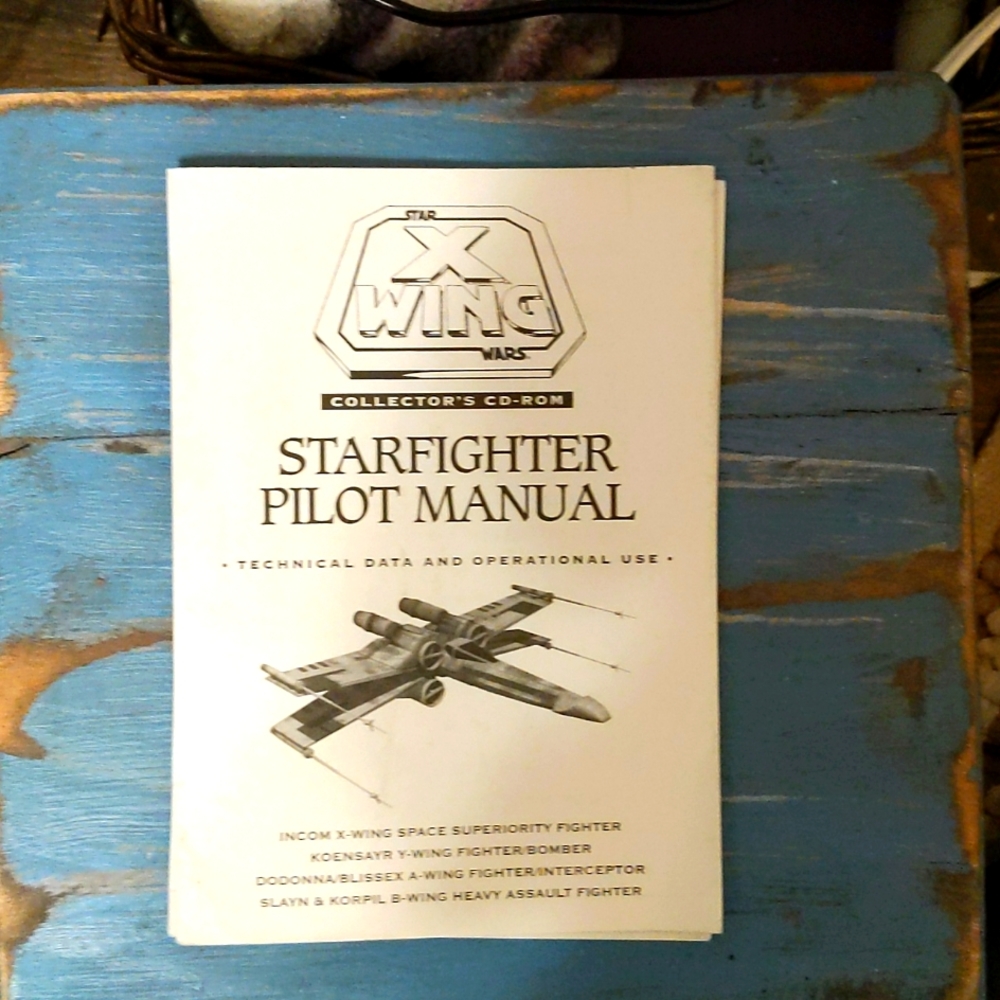 Star Wars X-Wing starfighter pilot manual